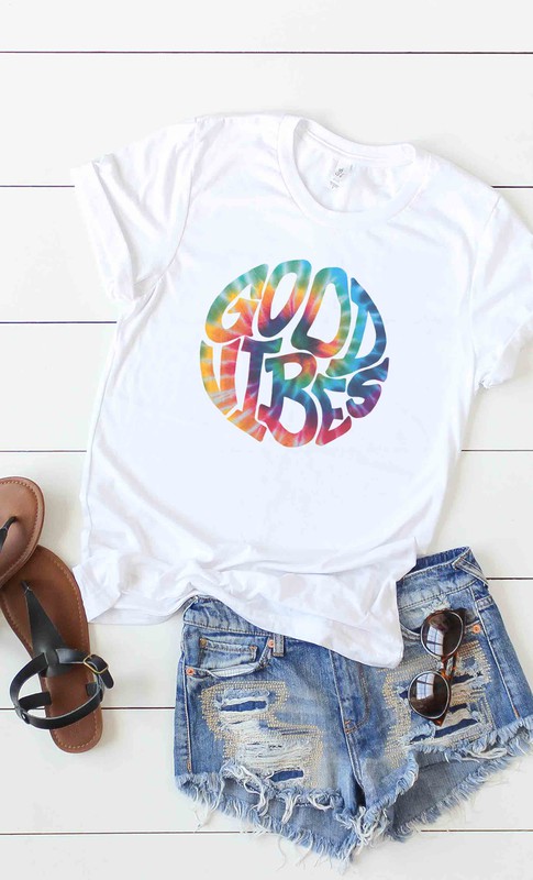 Kissed-Apparel Good Vibes top White
